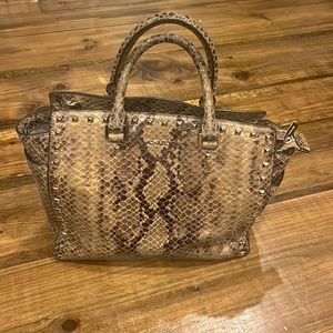 Michael Kors Snakeskin Handbag